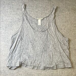 Gray loose Women's Top